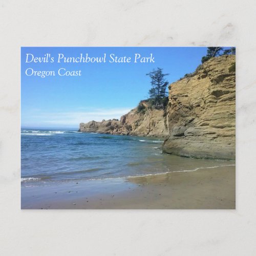 Devils Punchbowl State Park OR Postcard