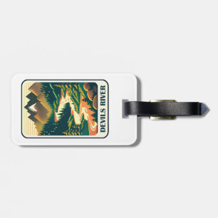 Devils River Texas Colors Luggage Tag
