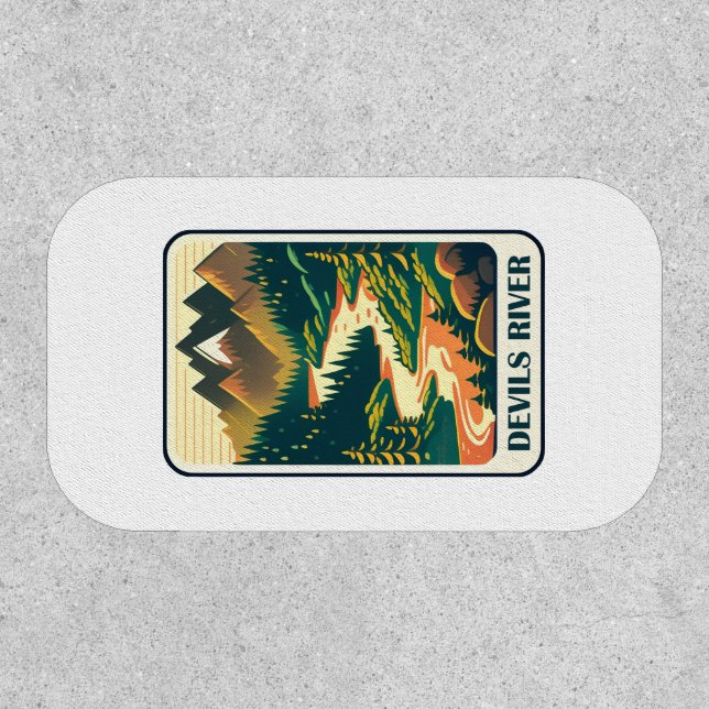 Devils River Texas Colors Patch (Front)