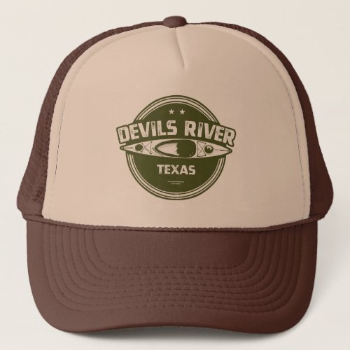 Devils River Texas Kayaking Trucker Hat