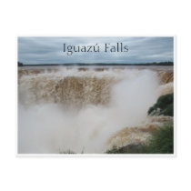 devils throat iguazu postcard