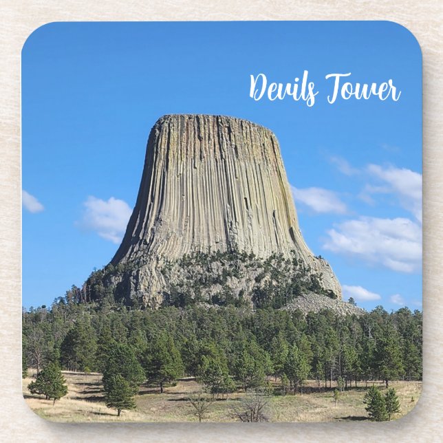 Devils Tower Beverage Coaster (Front)