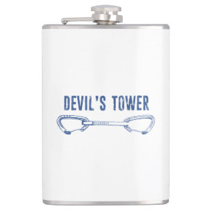 Devil's Tower Climbing Quickdraw Flask