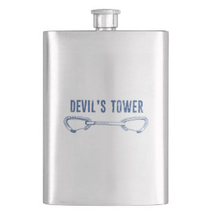 Devil's Tower Climbing Quickdraw Flask