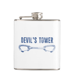 Devil's Tower Climbing Quickdraw Flask