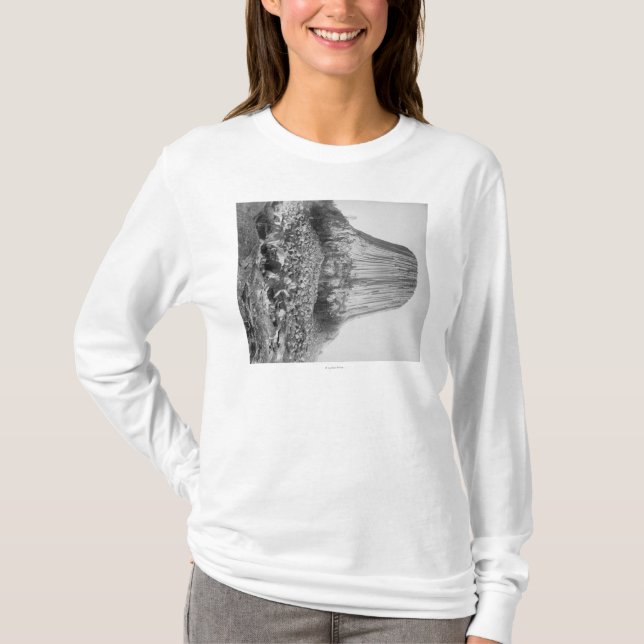 Devil's Tower from the West with Fallen T-Shirt (Front)