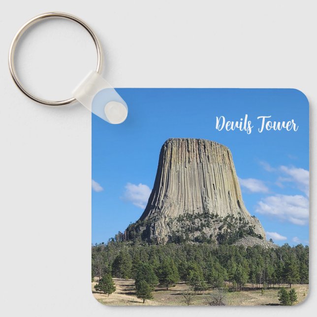 Devils Tower Keychain (Front)