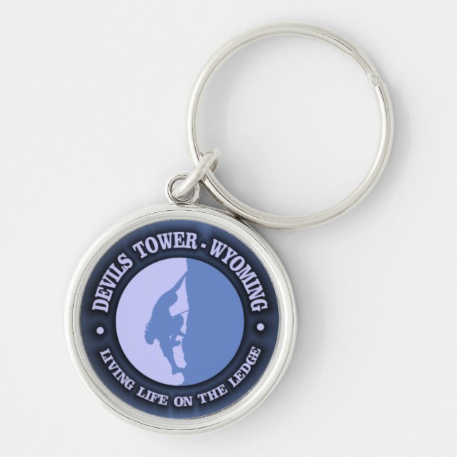 Devils Tower Keychain (Front)