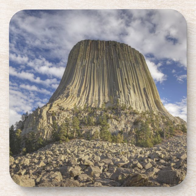 Devils Tower National Monument Drink Coaster (Front)