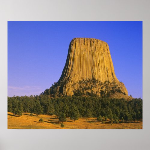 Devils Tower National Monument in Wyoming Poster