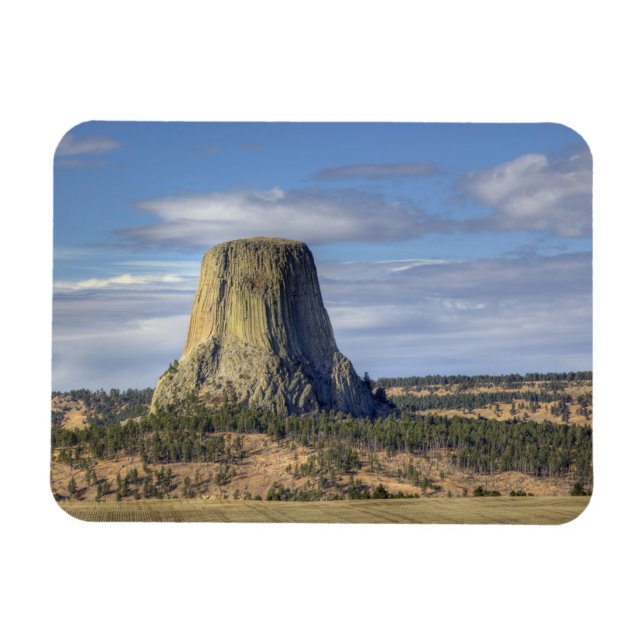 Devils Tower National Monument Magnet (Horizontal)