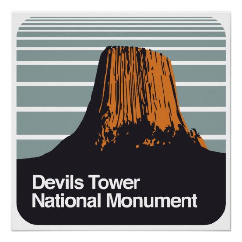 Devils Tower National Monument Poster