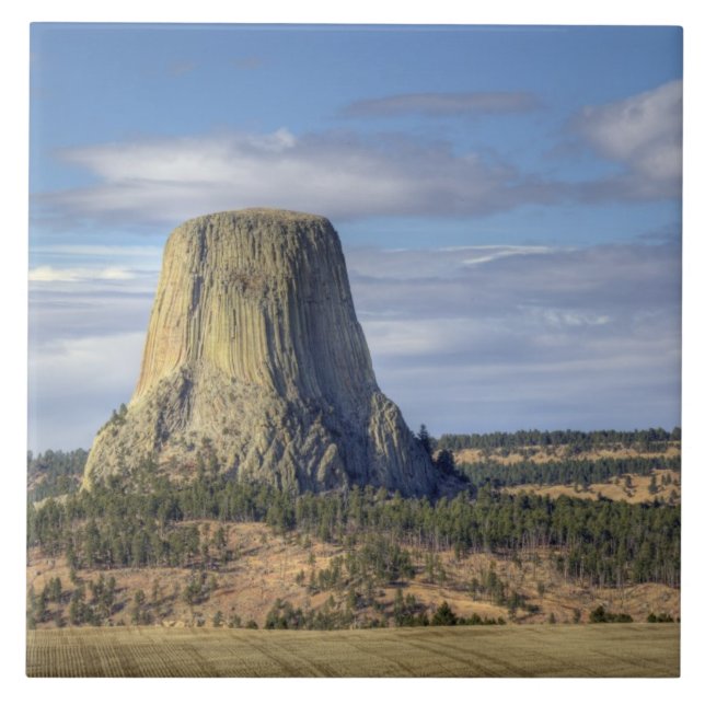 Devils Tower National Monument Tile (Front)