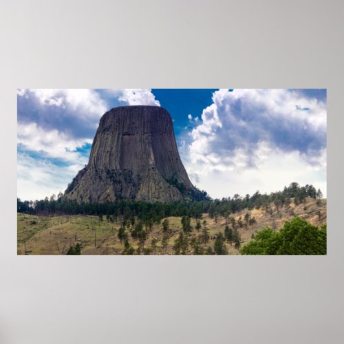 Devils Tower National Monument Wyoming Poster