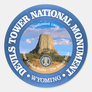 Devils Tower (NM) Classic Round Sticker