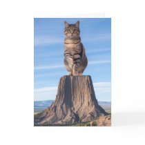Devil's Tower Tabby Card