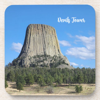 Devils Tower wishes Beverage Coaster