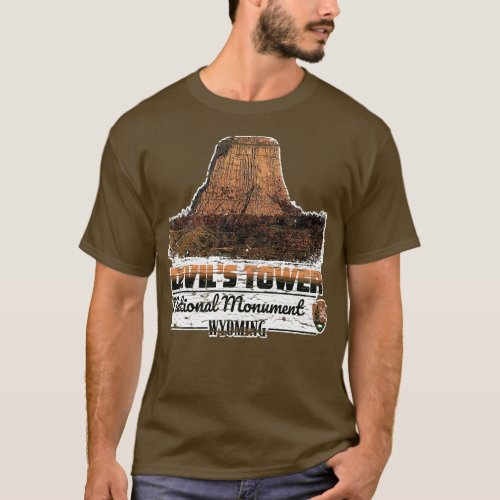 Devils Tower Wyoming Close Encounters of the Third T_Shirt