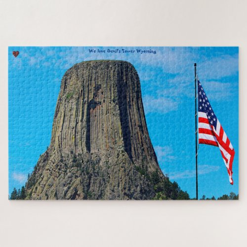 Devils Tower Wyoming Jigsaw Puzzle
