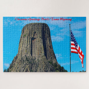Devil's Tower Wyoming. Jigsaw Puzzle