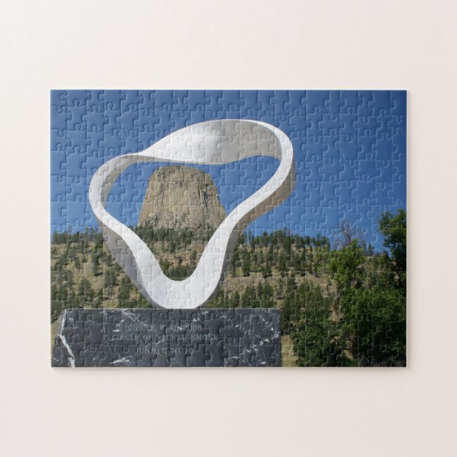 Devil's Tower Wyoming. Jigsaw Puzzle (Horizontal)