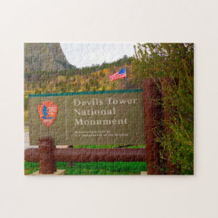 Devil's Tower Wyoming. Jigsaw Puzzle
