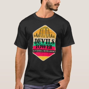 Devils Tower Wyoming National Monument Souvenir T-Shirt