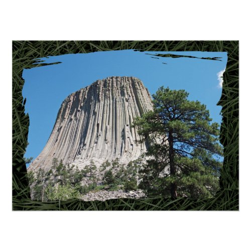 Devils Tower Wyoming Poster