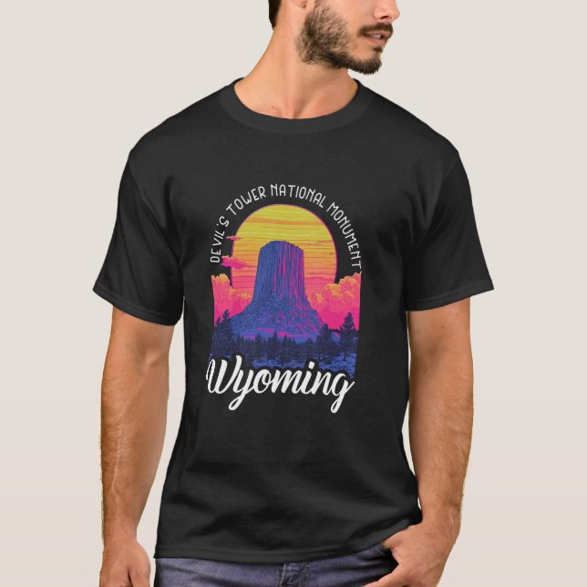 Devil's Tower Wyoming T-Shirt (Front)