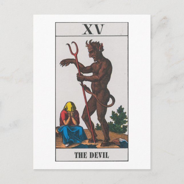 deviltarot postcard (Front)