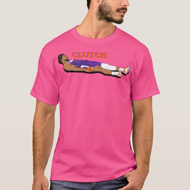 Devin Booker Clutch Phoenix Basketball T-Shirt (Front)