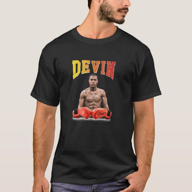 Devin Haney Boxer Fighter T-Shirt (Front)