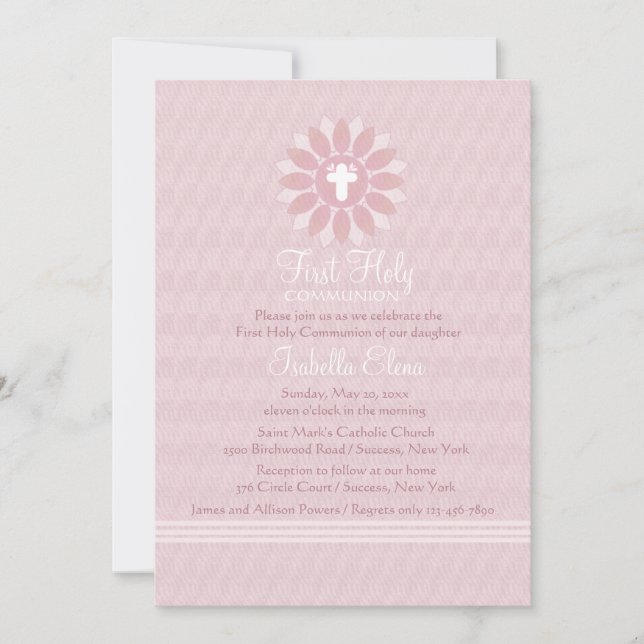 Devine Radiance Religious Occasion Invitation (Front)