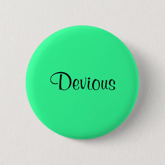 Devious Pinback Button