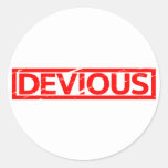 Devious Stamp Classic Round Sticker