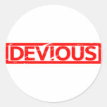 Devious Stamp Classic Round Sticker