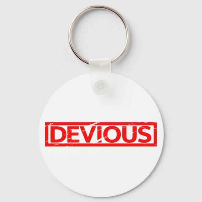 Devious Stamp Keychain (Front)
