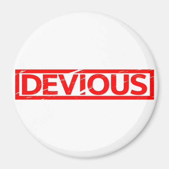 Devious Stamp Magnet (Front)