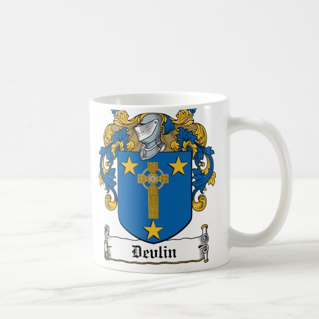 Devlin Family Crest Coffee Mug (Right)