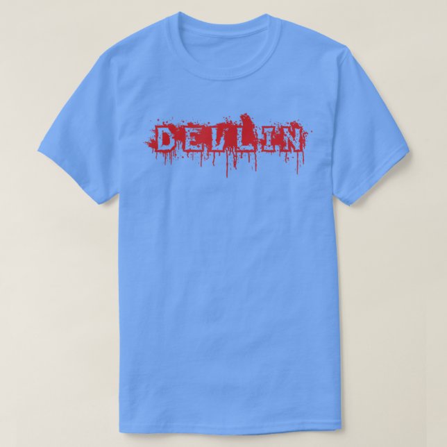 Devlin  First Name Halloween Costume Personalized  T-Shirt (Design Front)