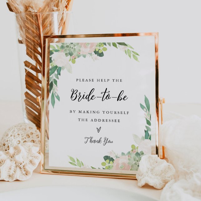 DEVON Address the Envelope Bridal Shower Sign (Creator Uploaded)