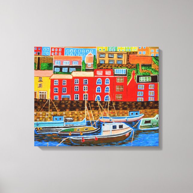 Devon Brixham canvas  Print (Front)