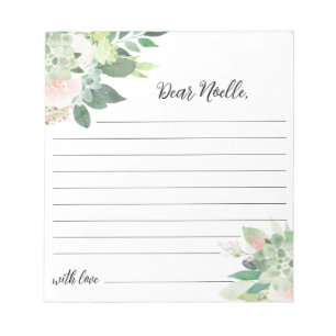 DEVON Greenery Time Capsule Star Baby Shower Notepad