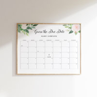 DEVON Guess The Due Date Baby Shower Game 16x20