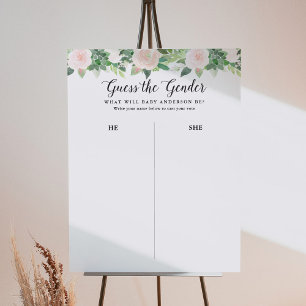 DEVON Guess the Gender Baby Shower Foam Board