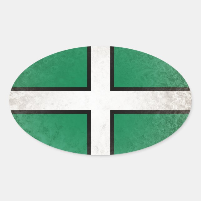 Devon Oval Sticker (Front)