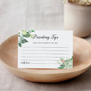 DEVON Parenting Tips Baby Shower Advice Card