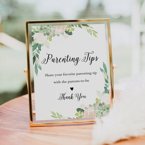 DEVON Parenting Tips Sign