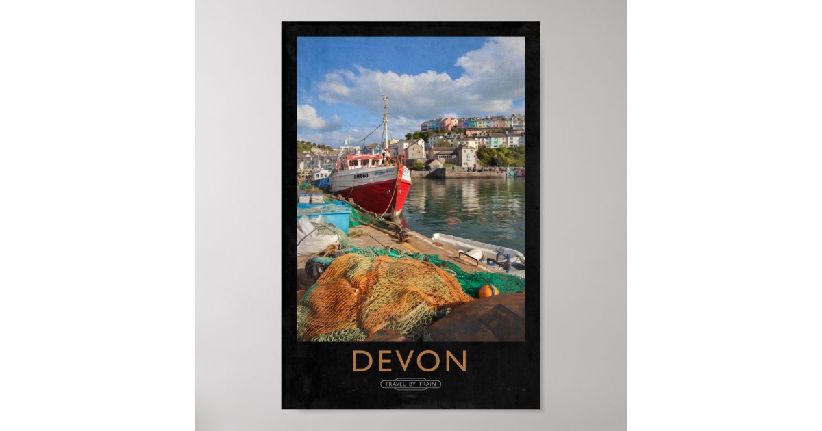 Devon Railway Poster Zazzle