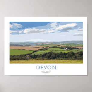 Devon Railway Poster